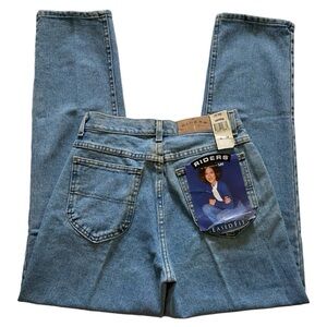 NWT Vintage 90s Riders Denim by Lee High Waist Straight Leg Mom Jeans Size 8